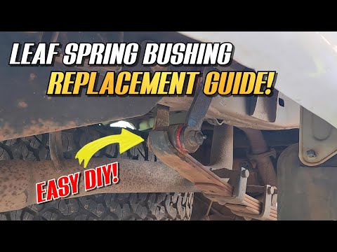 How To Replace Leaf Spring Bushings - The Cheap & DIY Way! | Toyota Hilux / Vigo N70 KUN26