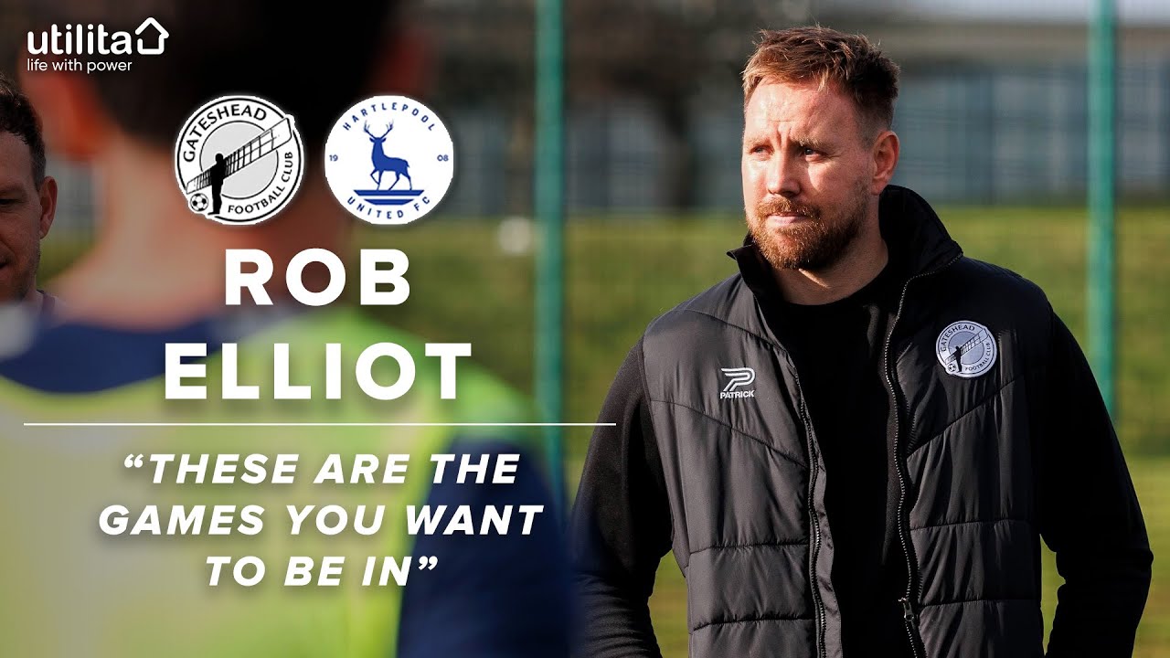 💬 “These are the games you want to be in” | Rob Elliot pre-Hartlepool United (H) | INTERVIEW