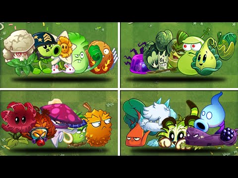 Team Tiger Grass Vs 03 Super Team 05 Plant   Which Team Plant Strongest? - PvZ 2 Team 05 Plant