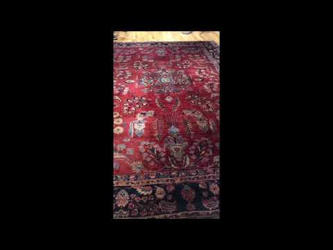 ANTIQUE SAROUK PERSIAN RUG RESTORATION NYC