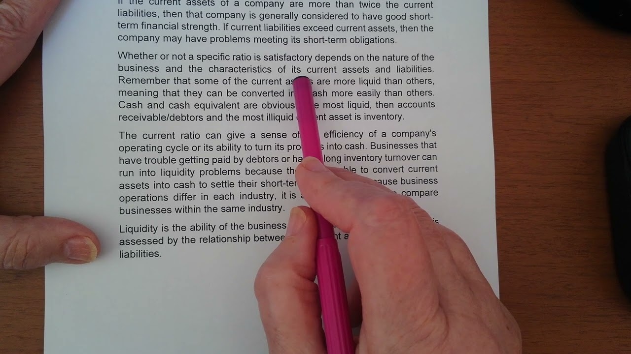 9. Theory on the liquidity measures