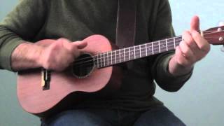 Clawhammer Baritone Ukulele - Blackberry Blossom