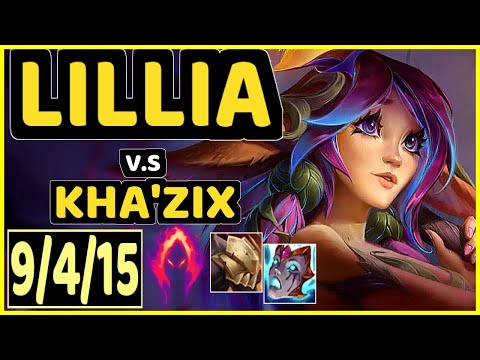 T1 FAKER (LILLIA) vs KHA'ZIX - 9/4/15 KDA JUNGLE GAMEPLAY - KR Ranked MASTER
