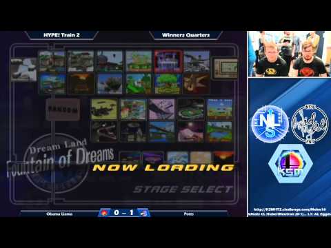 HYPE! Train 2 Melee Singles Winners Quarters: Obama Llama (Samus) Vs. Potts (Falco)