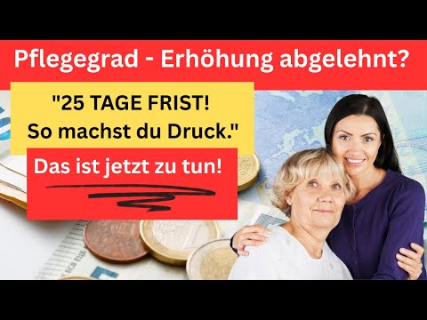 Pflegegrad - Bei Ablehnung  -  Widerspruch ODER Neuantrag? Die Antwort wird dich überraschen!"