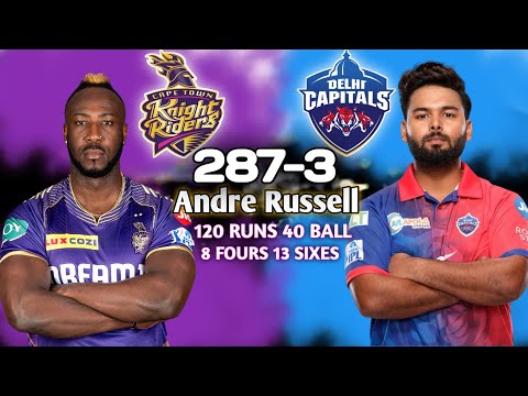 Andre Russell Hyper 😡IN Match #120(40)* #ipl2024 Highlights #KKR vs #DC