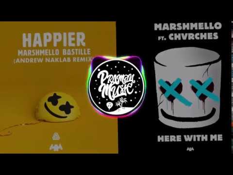 HAPPIER x HERE WITH ME [MASHUP] ft. Marshmello,Chvrches