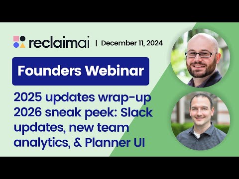 YouTube video about Reclaim.ai