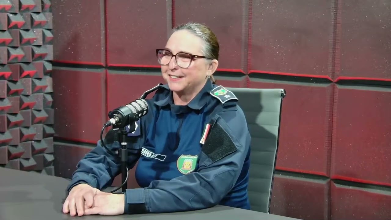 AGOSTO LILÁS Inspetora e Comandante da Patrulha Maria da Penha VG Revelam Ações Contra a Violência!