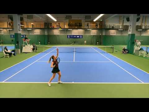 Lea Nilsson (607 ITF Junior) - Fanny Östlund (611 WTA) Courtview Highlights - Elitserien 2022
