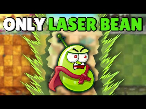 Can A MAX Level Laser Bean Solo All Of PvZ2?