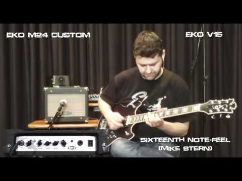 EKO V15 - EKO M24 - sixteenth note feel