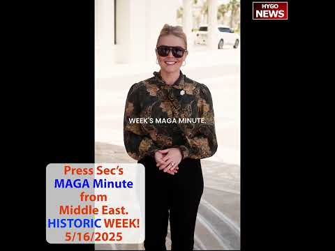 Press Sec's MAGA Minute from Abu Dhabi: Historic Week -- $600B Saudi, $1.2T Qatar, $200B UAE, China Deal, India-Pakistan Ceasefire, Hostage Freed; Rubio: 'Holy See Willing to Be Involved' in Russia-Ukraine