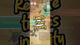 Remote Trade - Girlfriend Edition 👹 #pokemongo #remote #trade #luckytrade
