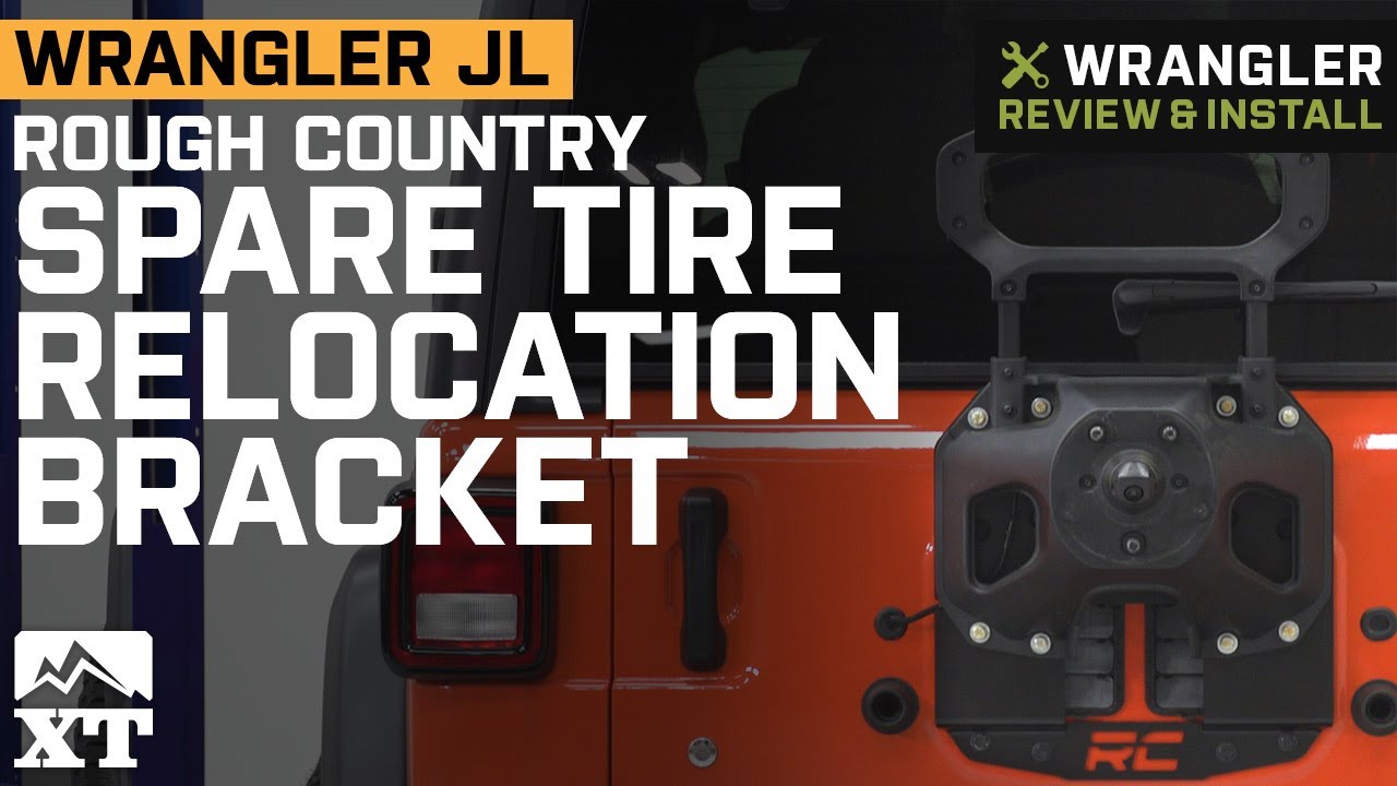 Jeep Wrangler JL Rough Country Spare Tire Relocation Bracket Review & Install