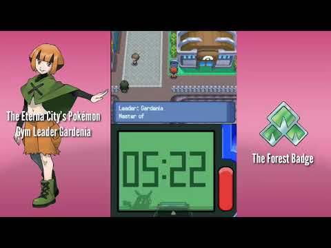 Let's play Pokémon Pearl version - The Eterna City's Pokémon Gym Leader Gardenia