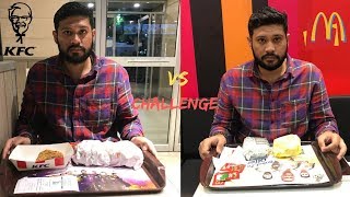 KFC vs McDonald's 500 Rupees Challenge