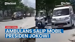 Download lagu Viral! Paspampres Biarkan Ambulans Salip Mobil Presiden Jokowi mp3