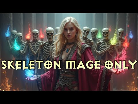 Female Necromancer Skeleton Mage Only Diablo 2 Challenge Run