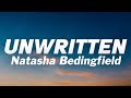 Natasha Bedingfield Unwritten Lyrics