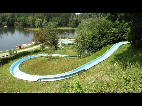120 Meters Long, FREE to use Water Slide at Rannasee (near Passau, Germany)