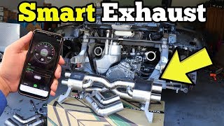 Installing a $7,000 App Controlled Exhaust on a Salvage Audi R8! It Sounds like a Lamborghini!