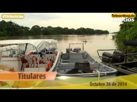 Titulares de Teleantioquia Noticias - domingo 26 de octubre de 2014- 1:00 p.m.