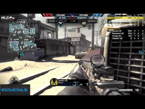 OpTic Gaming vs Team Kaliber - Game 2 - Gold Medal Match - #MLGXGames