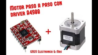 DRIVER A4988 CON MOTORES DE PASO - Especificaciones - Partes - Prueba & regulado del Vref !!