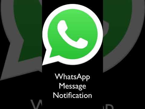 WhatsApp MESSAGE NOTIFICATION Ringtone - WhatsApp Messenger Sound Effect