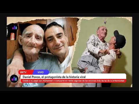 Cuida a su papá con Alzheimer y comparte en redes algunas de las escenas más duras de la enfermedad