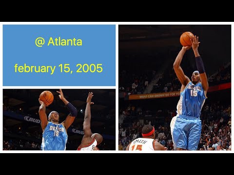 Carmelo Anthony 22 pts + GAME WINNER @ Atlanta Hawks (february 15, 2005)