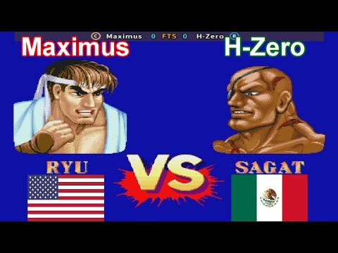 Street Fighter II': Hyper Fighting - Maximus vs H-Zero FT5