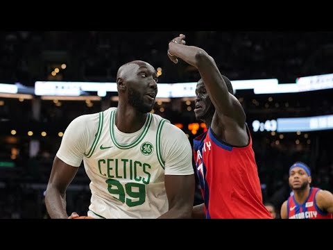 Tacko Fall HIGHLIGHTS Home Debut | Pistons vs Celtics 12.20.2019