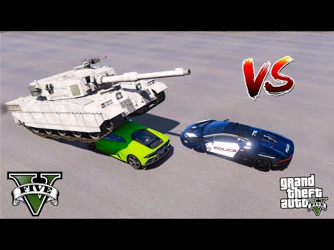 Normal Lamborghini vs Police Lamborghini in GTA 5 | Grand Theft Auto V | Which is Best?