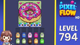 Pixel Flow Level 794 Solution Walkthrough