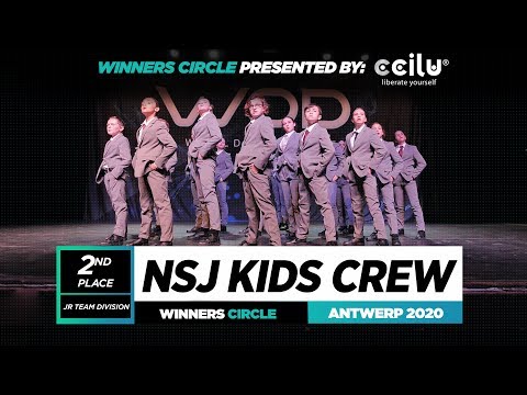 NSJ KIDS CREW | 2nd Place Jr Team | Winner Circle | World of Dance Antwerp 2020 | #WODANT2020