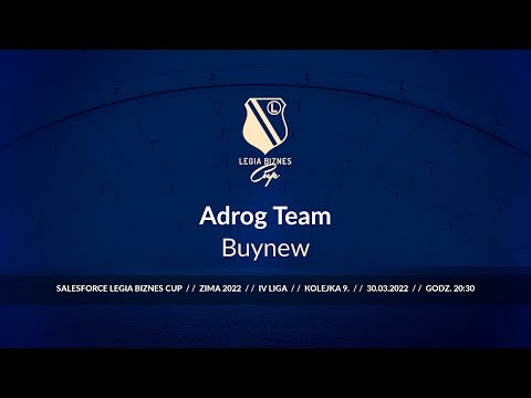 Skrót spotkania Adrog Team - Buynew ( Legia Biznes Cup Zima 2022 )