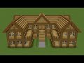 Minecraft - How to build a wooden mansion 2