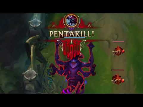 Cho'Gath Support PentaKill 🔥 League of Legends