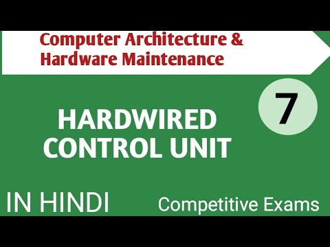 Lec 1 1 CPU Organisation in Computer Architecture Hardware Maintenance in Hindi