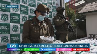 18 detenidos en exitoso operativo en Rancagua desarticula tres bandas criminales, drogas y armamento