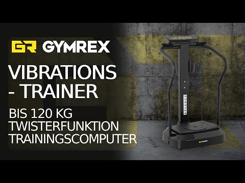 Video - Vibrationstrainer - 49,5 x 30 cm - bis 120 kg - Twisterfunktion