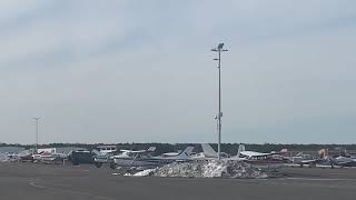 N9313P Piper PA24 Comanche departing at Brookhaven Calabro Airport (KHWV/WSH)