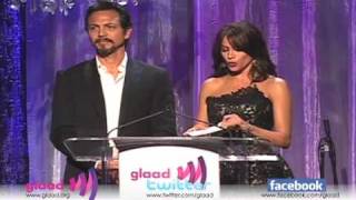 Sofia Vergara & Benjamin Bratt present at 21st Annual GLAAD Media Awards in L.A. video
