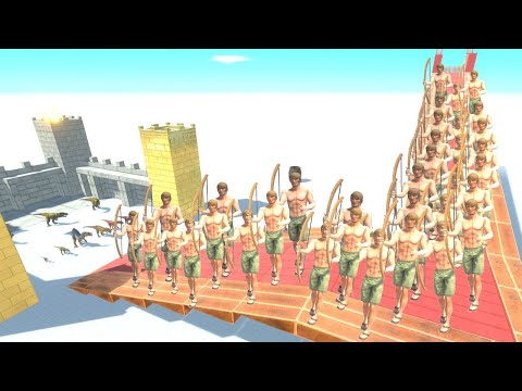 KING BOSSES PROTECT CASTLE FROM THE ARCHER ARMY  -  ARBS