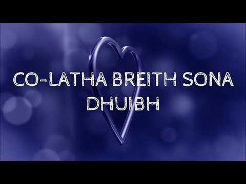 CO LATHA BREITH SONA DHUIBH