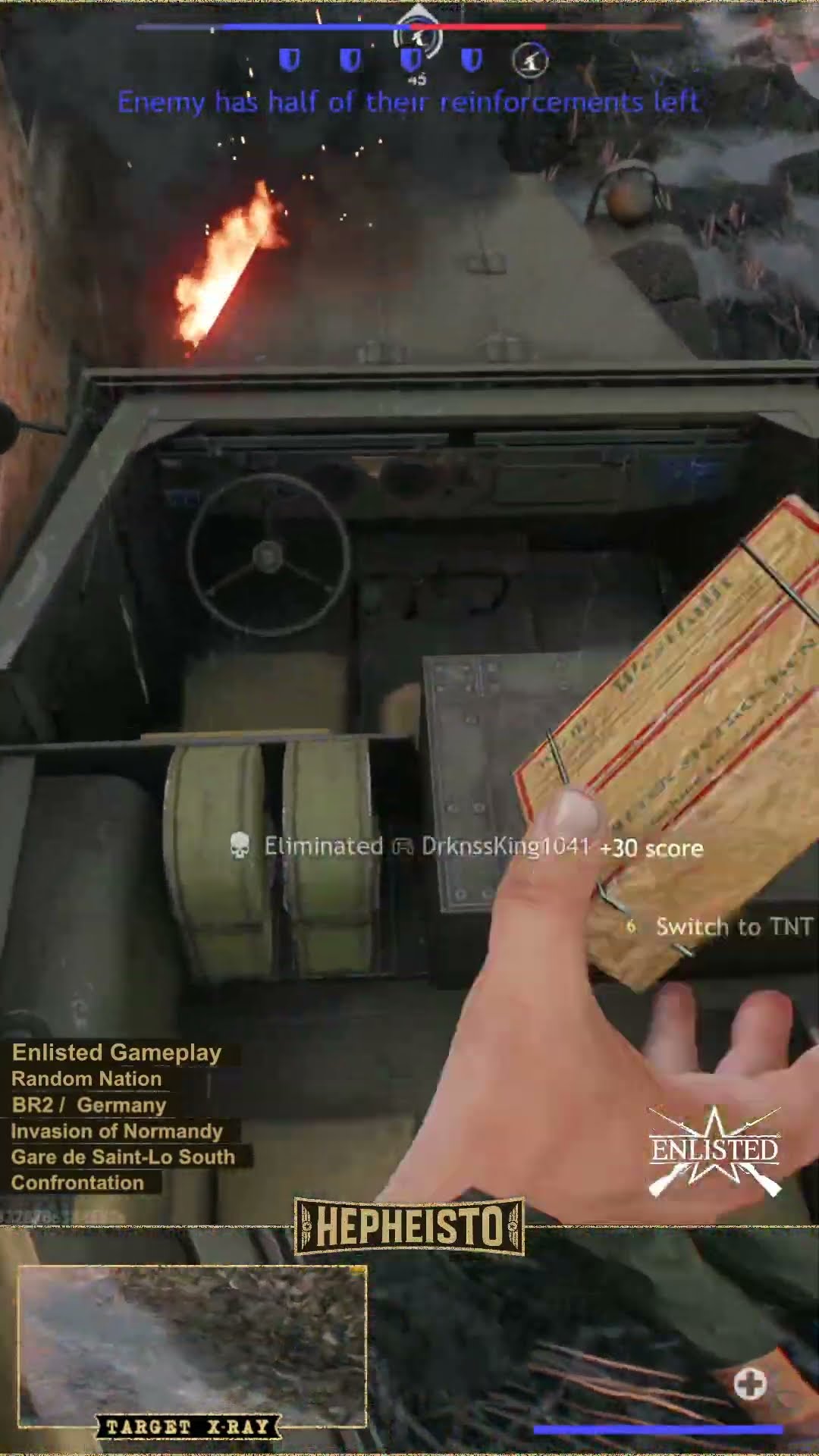 Partisan eliminates M13 MGMC with TNT Charge