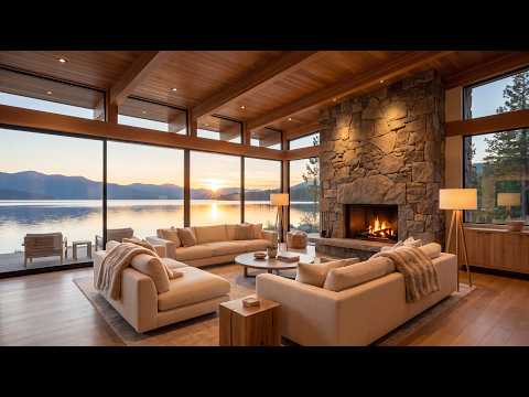 MODERN Minimalist lake HOUSE | step INSIDE A quiet LUXURY Waterfront oasis (4K)
