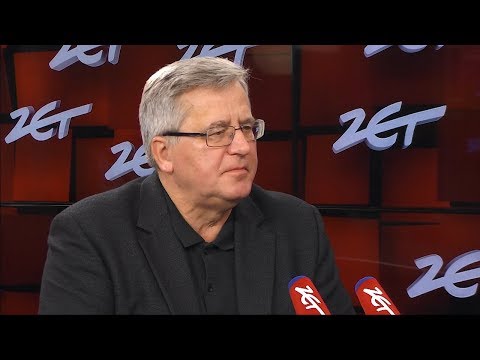 Bronisław Komorowski w Radiu ZET: Niech Kaczyński znowu weźmie proszki
